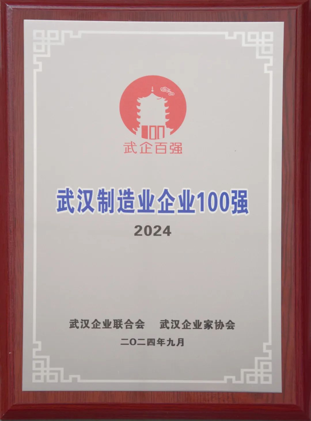 湖北大明連續(xù)第9年榮登“武漢制造業(yè)企業(yè)100強(qiáng)”