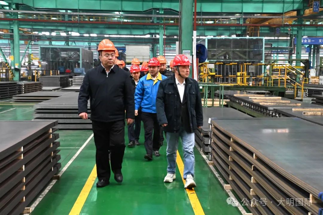 涉縣領(lǐng)導(dǎo)、德龍集團領(lǐng)導(dǎo)一行來訪大明