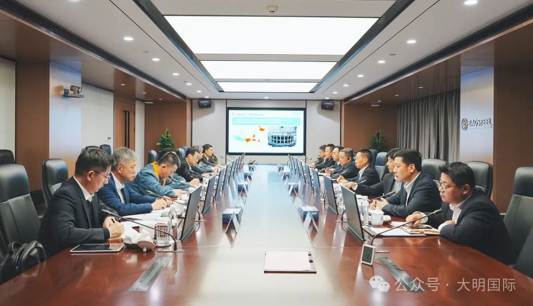 大明國際拜訪寶鋼股份